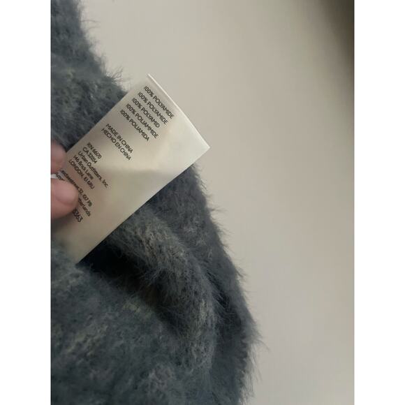 Free People Serendipity V Neck Size M Color Storm Combo Oversized - Picture 7 of 7